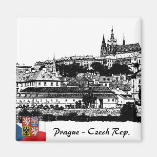 Aimant de Prague, Pont Charles / Château de Prague