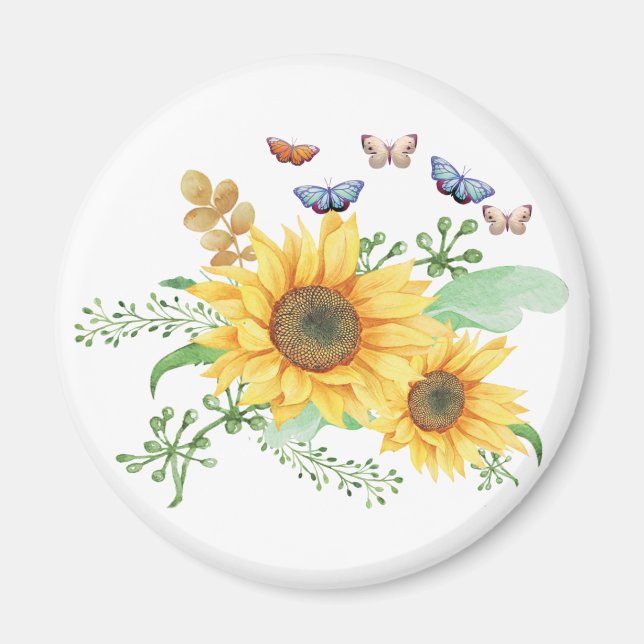 aimant de printemps de tournesol (Devant)