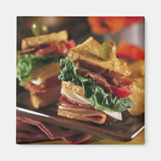 Aimant de question sandwich