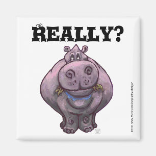Aimant de rappel de régime d'hippopotame
