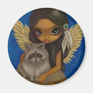 Aimant "de raton laveur de frère"