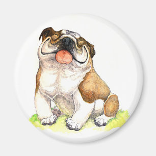 Aimant de réfrigérateur Bulldog anglais