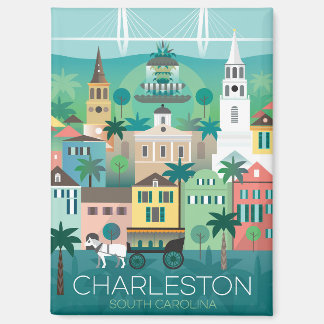 Aimant de réfrigérateur Charleston