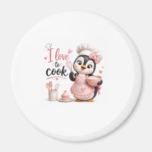 Aimant de réfrigérateur Chef Pingouin