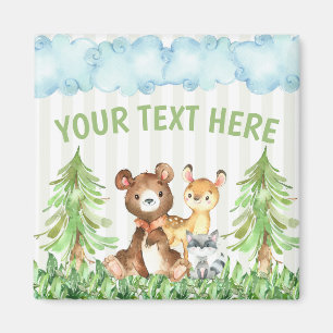 Aimant de réfrigérateur d'animaux de région boi