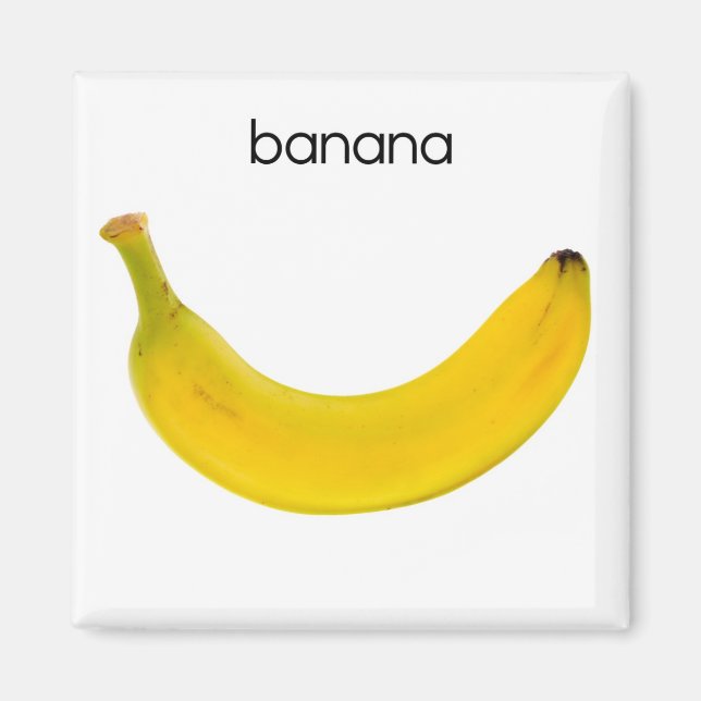 Aimant de réfrigérateur de banane (Devant)