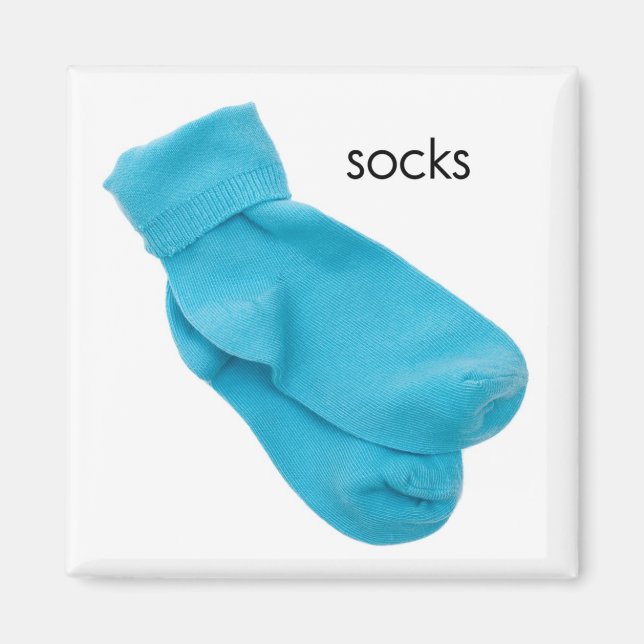 Aimant de réfrigérateur de chaussettes (Devant)