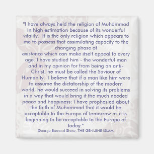 Aimant de réfrigérateur de citations de George