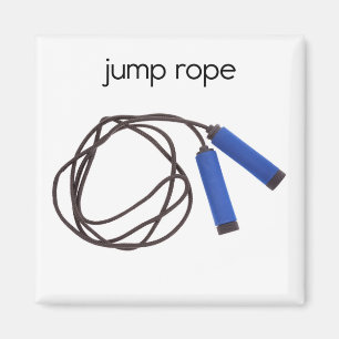 Aimant de réfrigérateur de corde de saut