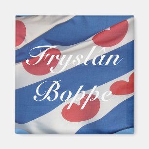 Aimant de réfrigérateur de drapeau de Frisian
