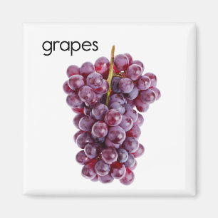 Aimant de réfrigérateur de raisins