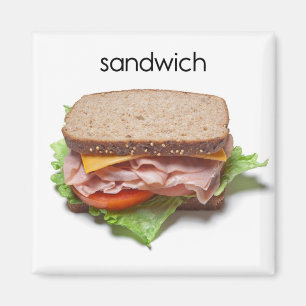 Aimant de réfrigérateur de sandwich