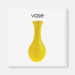 Aimant de réfrigérateur de vase