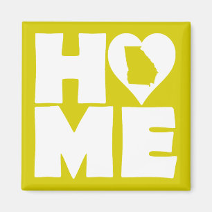 Aimant de réfrigérateur Georgia Home Heart State