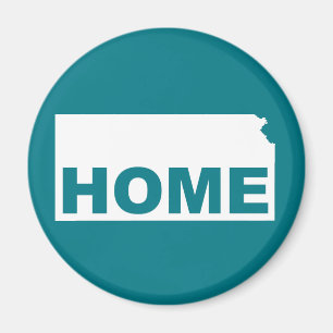 Aimant de réfrigérateur Kansas Maison Loin de l'Ét