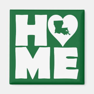 Aimant de réfrigérateur Louisiana Home Heart State
