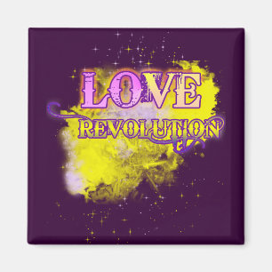 Aimant de Réfrigérateur Love Revolution