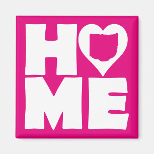 Aimant de réfrigérateur Ohio Home Heart State