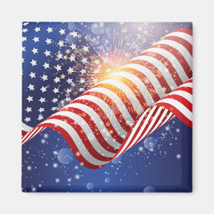 Aimant de réfrigérateur - Patriotique