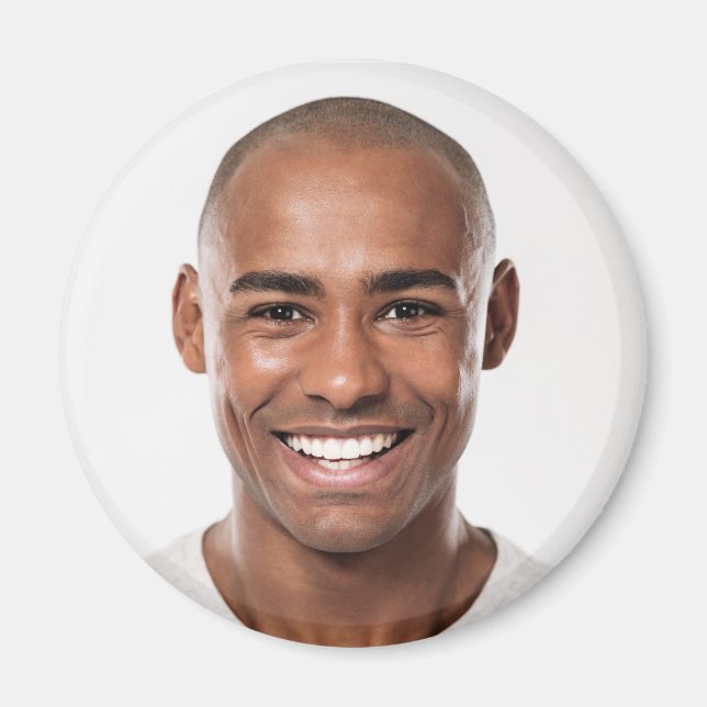 Aimant de réfrigérateur personnalisé photo (Devant)