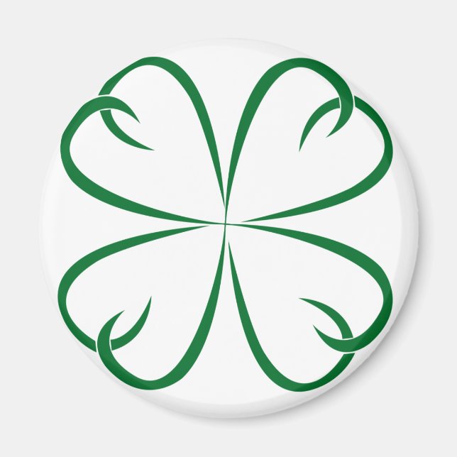 Aimant de réfrigérateur Shamrock tribal (Devant)