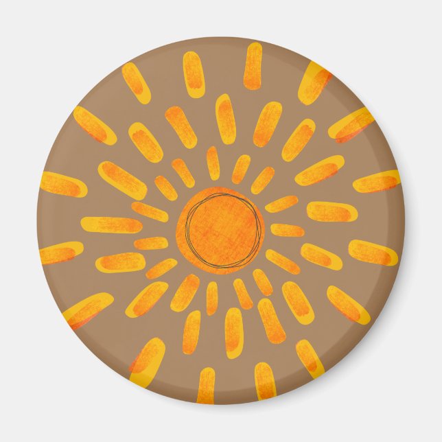 Aimant de réfrigérateur Sun (Devant)