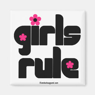 Aimant de règle de filles
