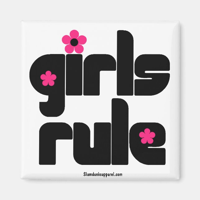Aimant de règle pour filles (Devant)