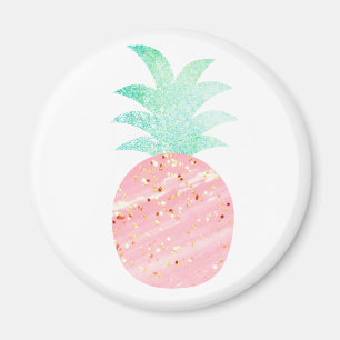 Aimant de rose et d'ananas de parties