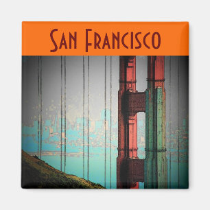 Aimant de San Francisco - customisé