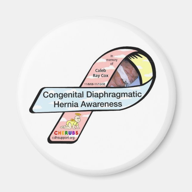 Aimant de sensibilisation à la hernie diaphragmati (Devant)