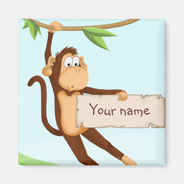 Aimant de singe suspendu (Devant)