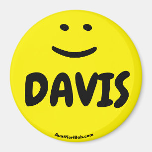 aimant de sourire jaune DAVIS