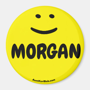 Aimant de sourire jaune MORGAN