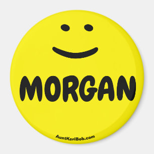 Aimant de sourire jaune MORGAN