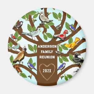 Aimant de souvenir de réunion de famille
