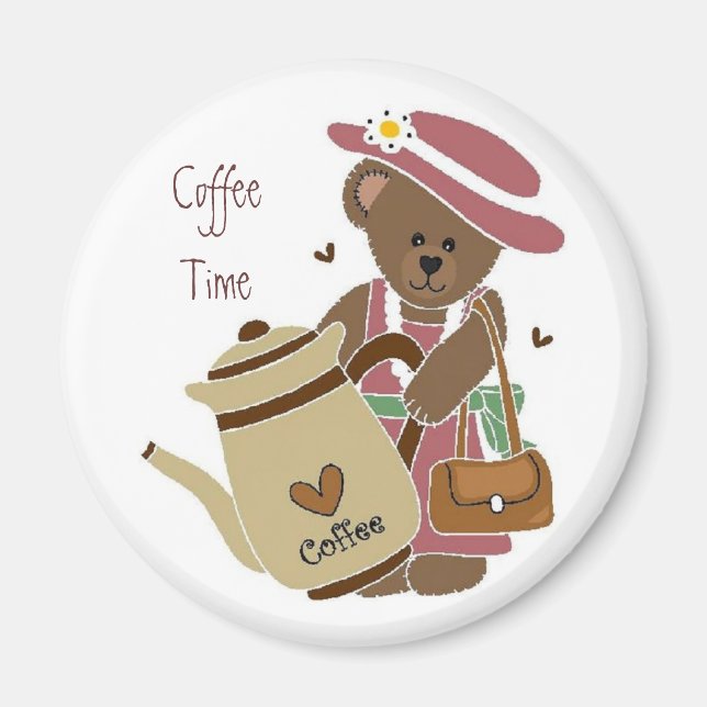 Aimant de temps de café (Devant)