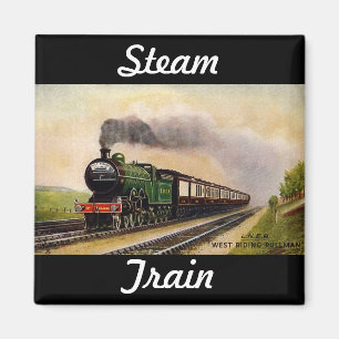 Aimant de train à vapeur