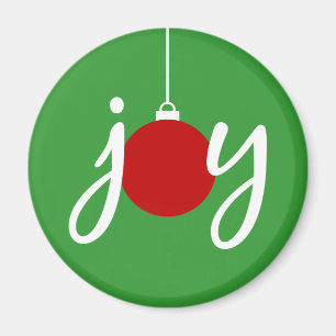 Aimant de vacances d'ornement de Noël de joie