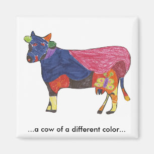 Aimant de vache à couleur