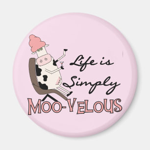 Aimant De vache T-shirts MOO-velous et cadeaux simplement