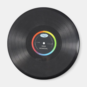 aimant de vinyle de vieille école