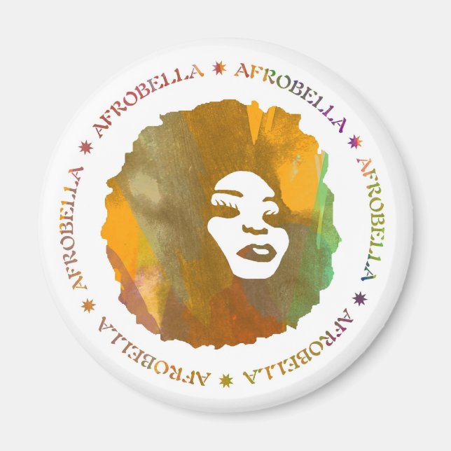 Aimant de voiture Afrobella (Devant)