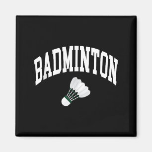 Aimant Débardeur graphique joueur de badminton 