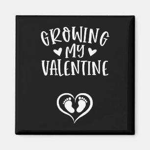 Aimant Déclaration de grossesse de ma Saint-Valentin en c