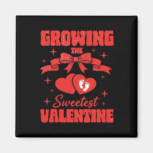 Aimant Déclaration de grossesse pour la Saint-Valentin Cr (Devant)