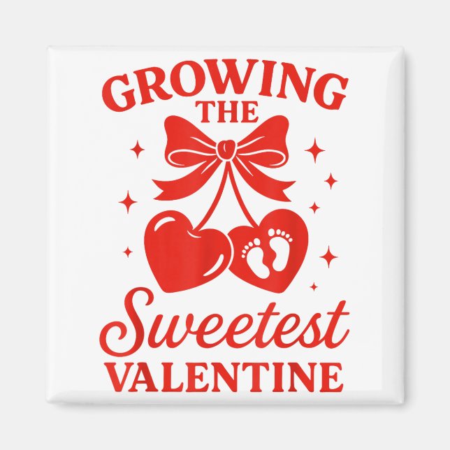 Aimant Déclaration de grossesse pour la Saint-Valentin Cr (Devant)