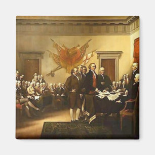 Aimant Déclaration d'indépendance d'aimant de Trumbull