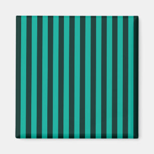 Aimant Décor Turquoise Vertical Stripes