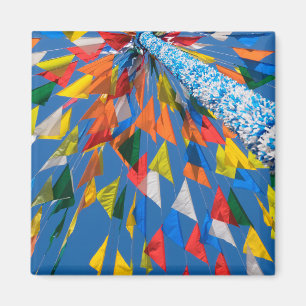 Aimant Décoration du drapeau triangulaire